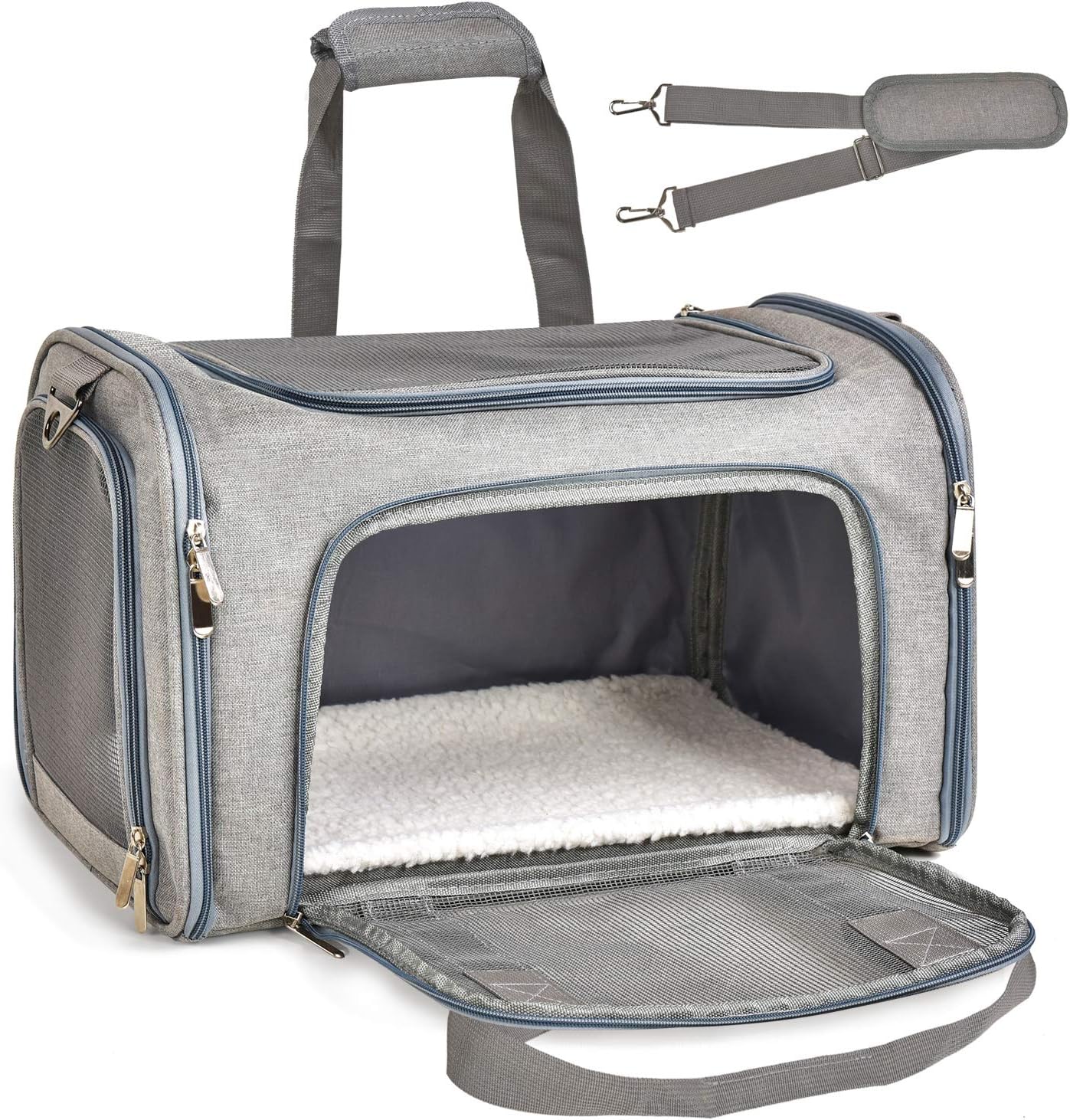 Soft Sided Pet Carrier – TSA Approved