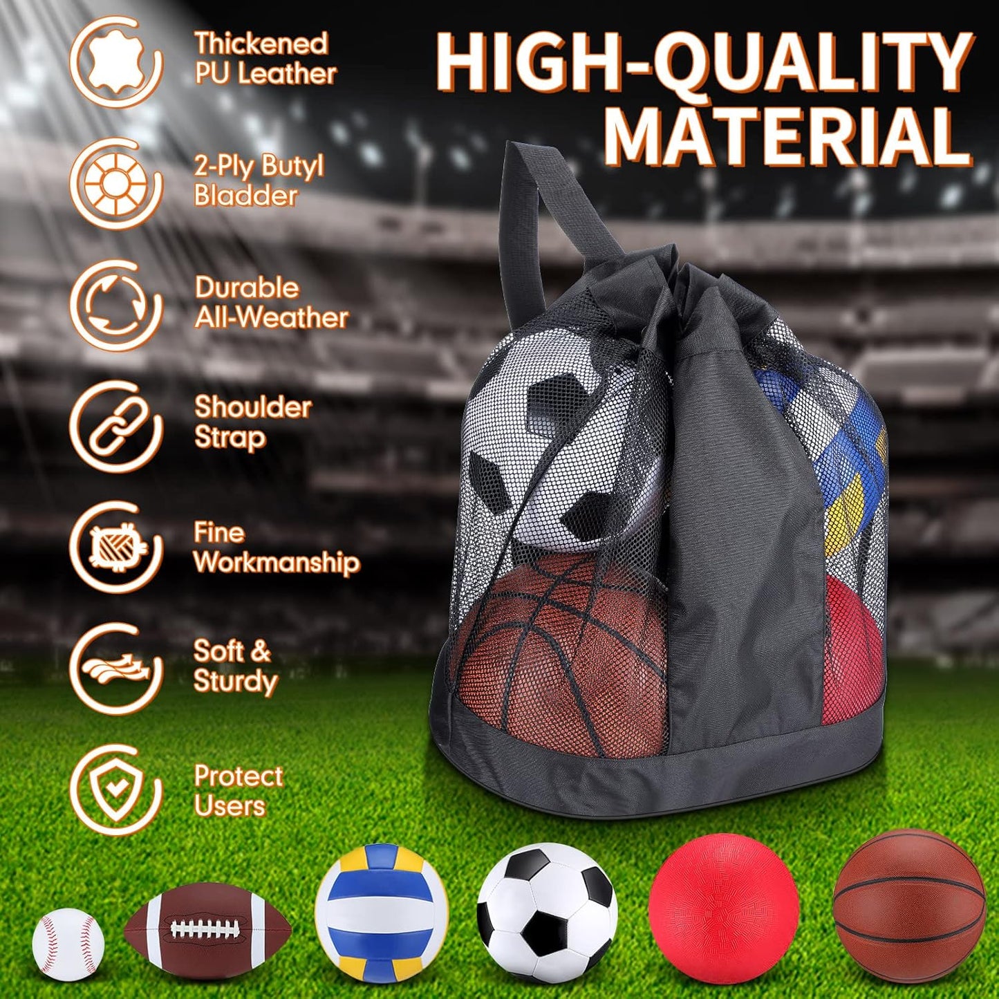 6-Piece Sports Ball Set