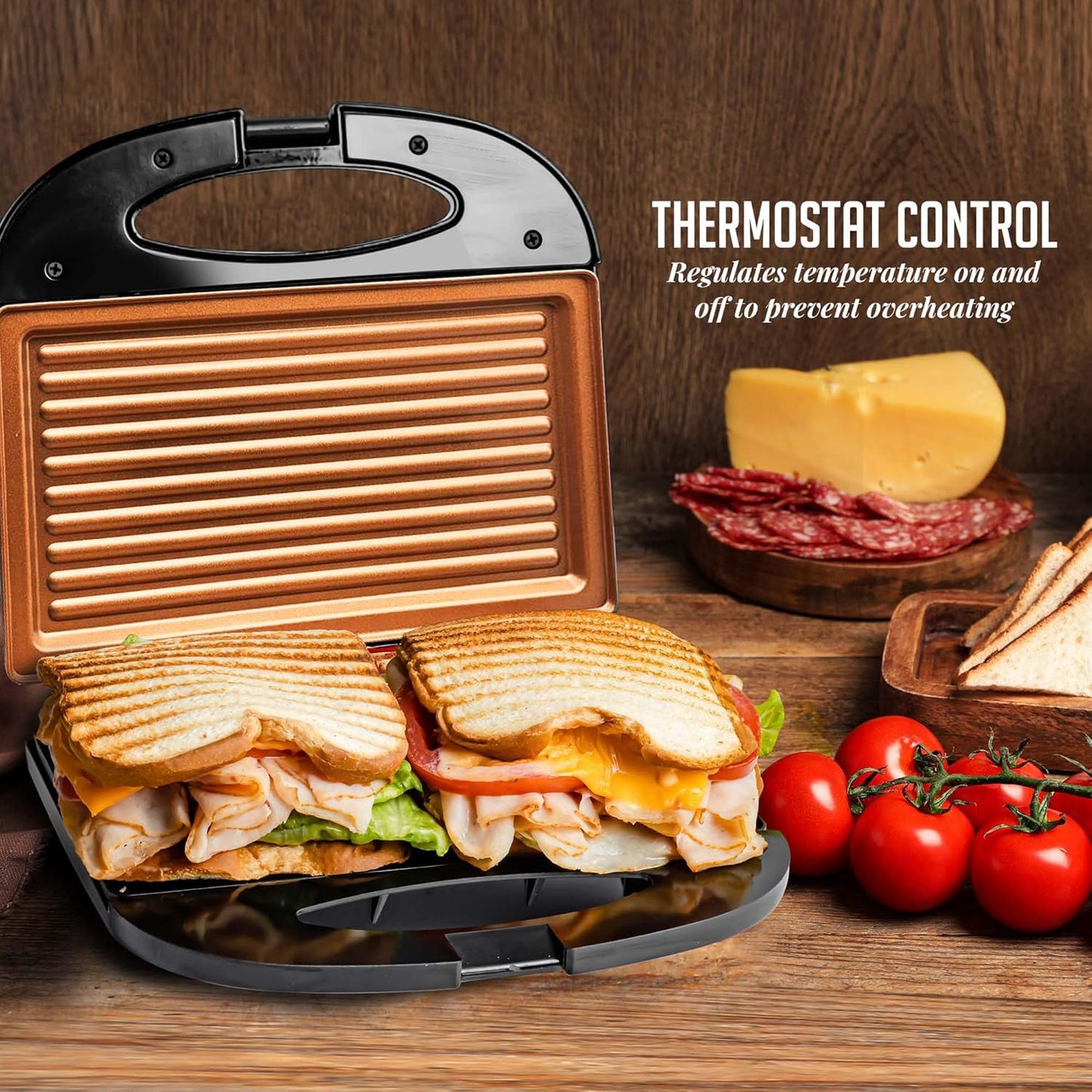 OVENTE Electric Sandwich Maker – GPS401B