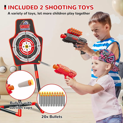 GMAOPHY 2 Pack Bow and Arrow Toy for 5 6 7 8 9 10 11 12 Year Old Boys, Birthday for Kids, Indoor Outdoor Sport Games Toys for Ages 4-8 8-12, LED Light Up Archery Set with 20 Suction Cup Arrows
