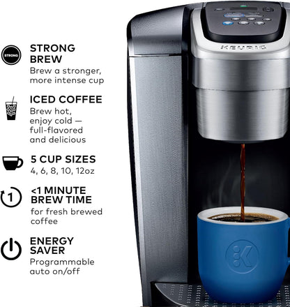Keurig K-Elite Single Serve Coffee Maker – Brushed Slate