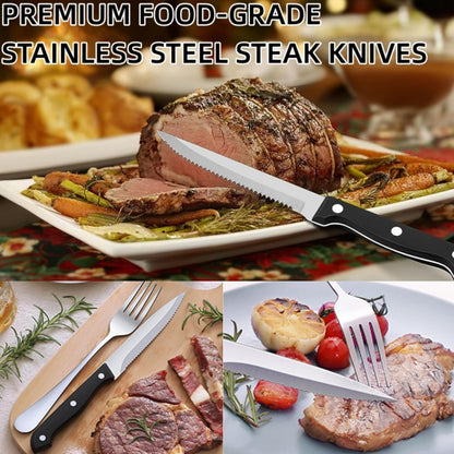 49-Piece Stainless Steel Silverware Set