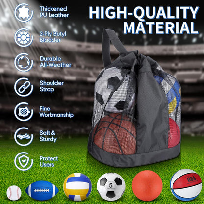 6-Piece Sports Ball Set