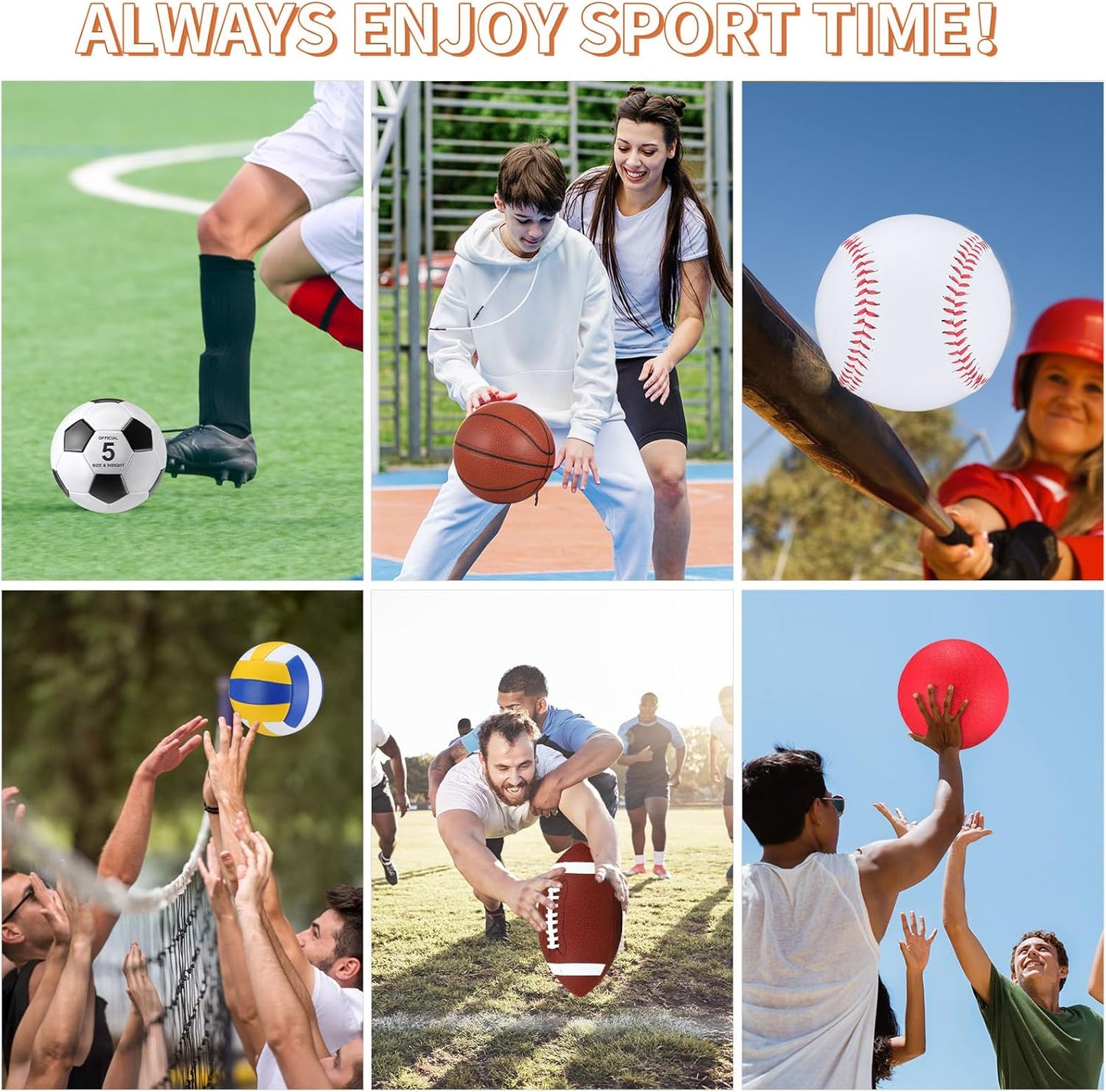 6-Piece Sports Ball Set