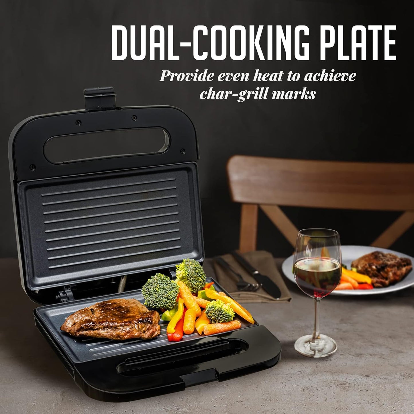 OVENTE Electric Sandwich Maker – GPS401B