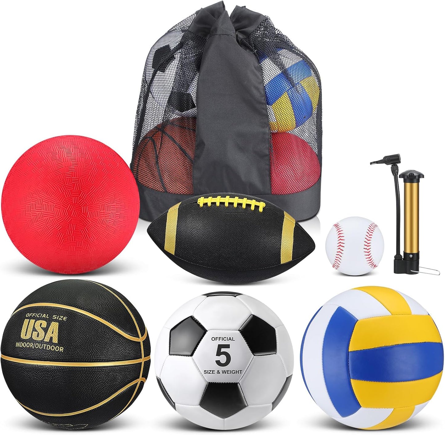 6-Piece Sports Ball Set