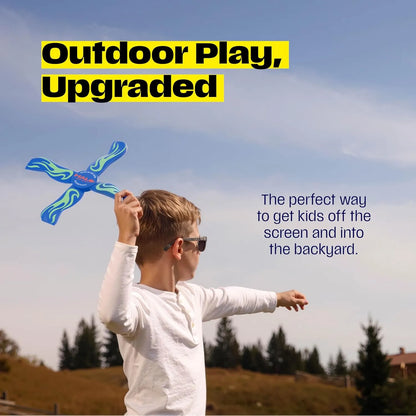 Halo Sport Boomerang for Kids & Adults - 8 9 10 11 12 Year Old Boy Gifts - Sports and Outdoor Toys for Kids 8-12 - Boys Birthday Gifts Ages 8-10 - Outside Fun Toy - Glow-in-the-Dark