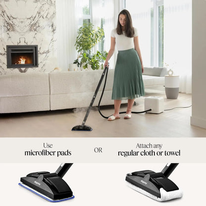 Dupray Neat Steam Cleaner with 17-Piece Kit - Powerful, Chemical-Free Cleaning for Floors, Cars, Tiles, Upholstery, Kitchen, Bathroom Grout, Carpets & More - Kills up to 99.9% of Bacteria & Viruses *