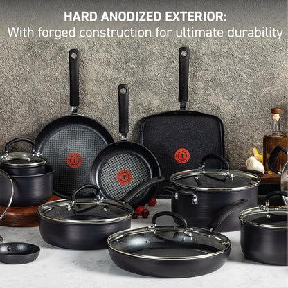 T-fal 17-Piece Nonstick Cookware Set