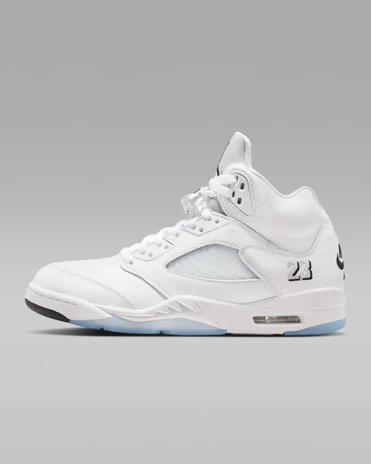 Air Jordan 5 Retro OG "White Metallic" Men's Basketball Shoes