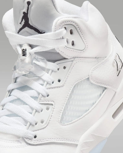 Air Jordan 5 Retro OG "White Metallic" Men's Basketball Shoes