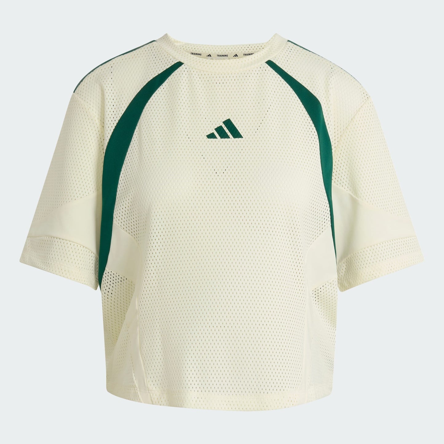Hyperglam 3-Stripes Color Block Mesh T-Shirt