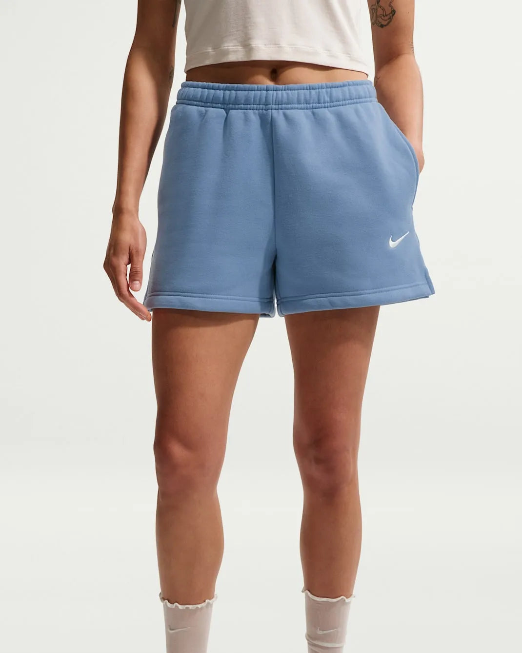 Nike Studio Fleece Medium Weight Women's Mid-Rise Shorts