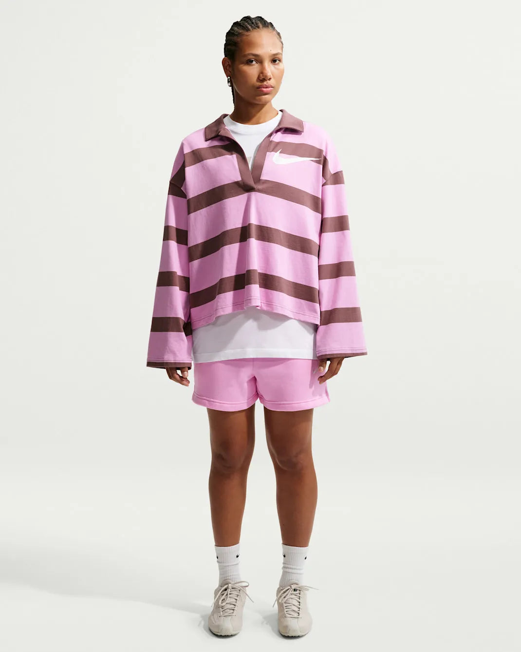 Nike Studio Fleece Medium Weight Women's Mid-Rise Shorts