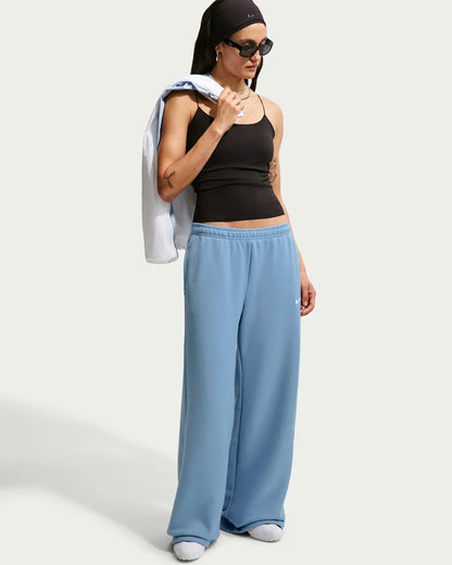 Nike Studio Fleece Medium Weight Women's Mid-Rise Wide-Leg Pants