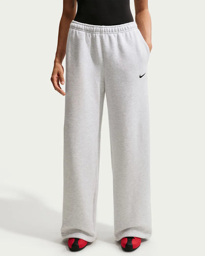 Nike Studio Fleece Medium Weight Women's Mid-Rise Wide-Leg Pants