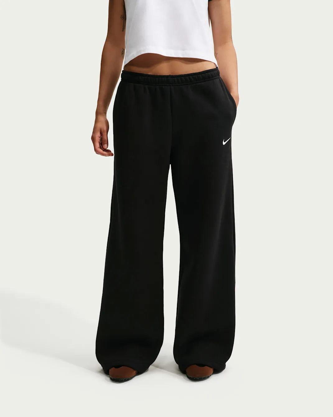 Nike Studio Fleece Medium Weight Women's Mid-Rise Wide-Leg Pants