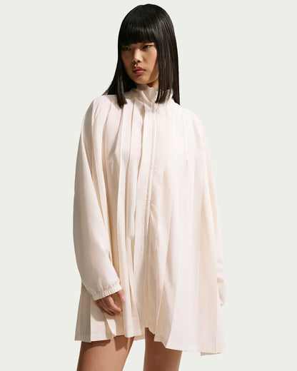 Nike Sportswear Women's Oversized Long-Sleeve Pleated Mini Dress