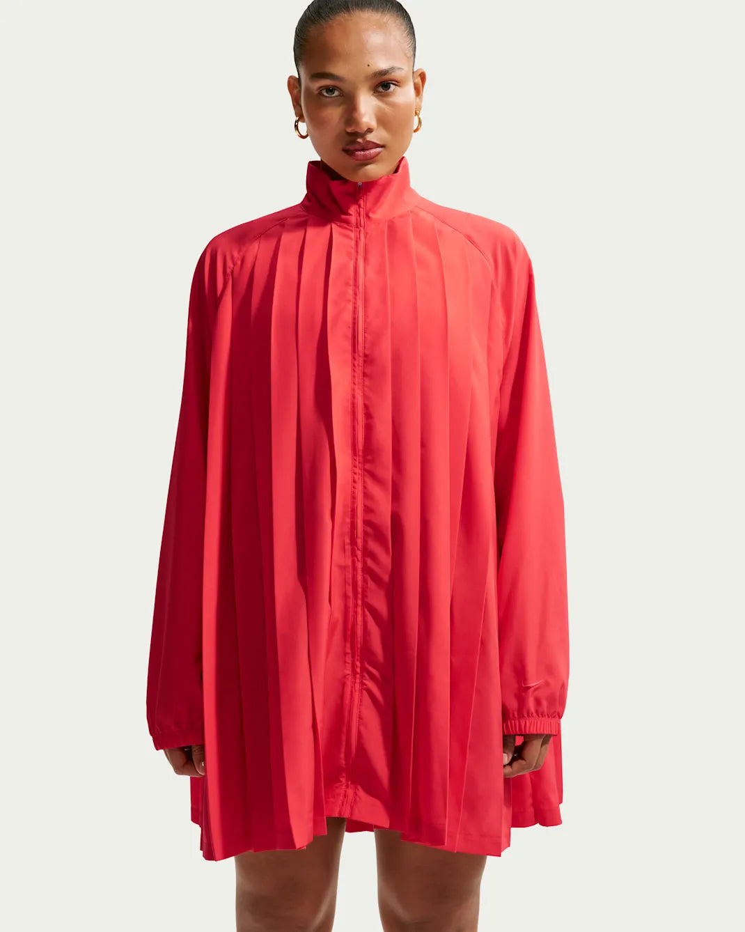 Nike Sportswear Women's Oversized Long-Sleeve Pleated Mini Dress