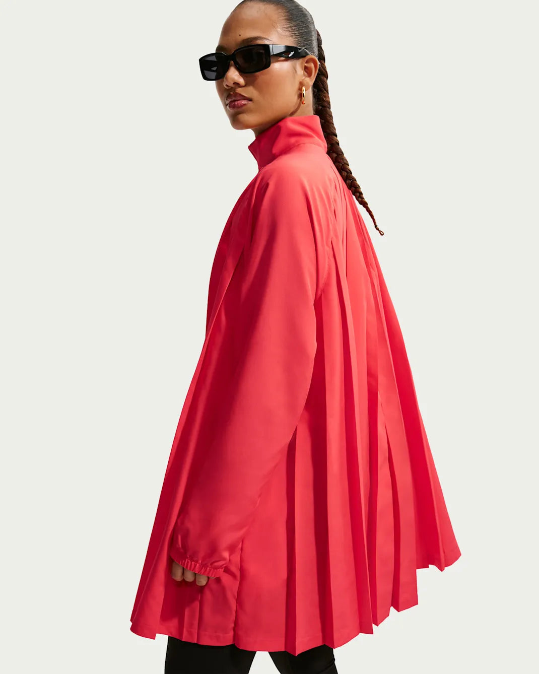 Nike Sportswear Women's Oversized Long-Sleeve Pleated Mini Dress