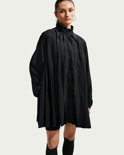 Nike Sportswear Women's Oversized Long-Sleeve Pleated Mini Dress