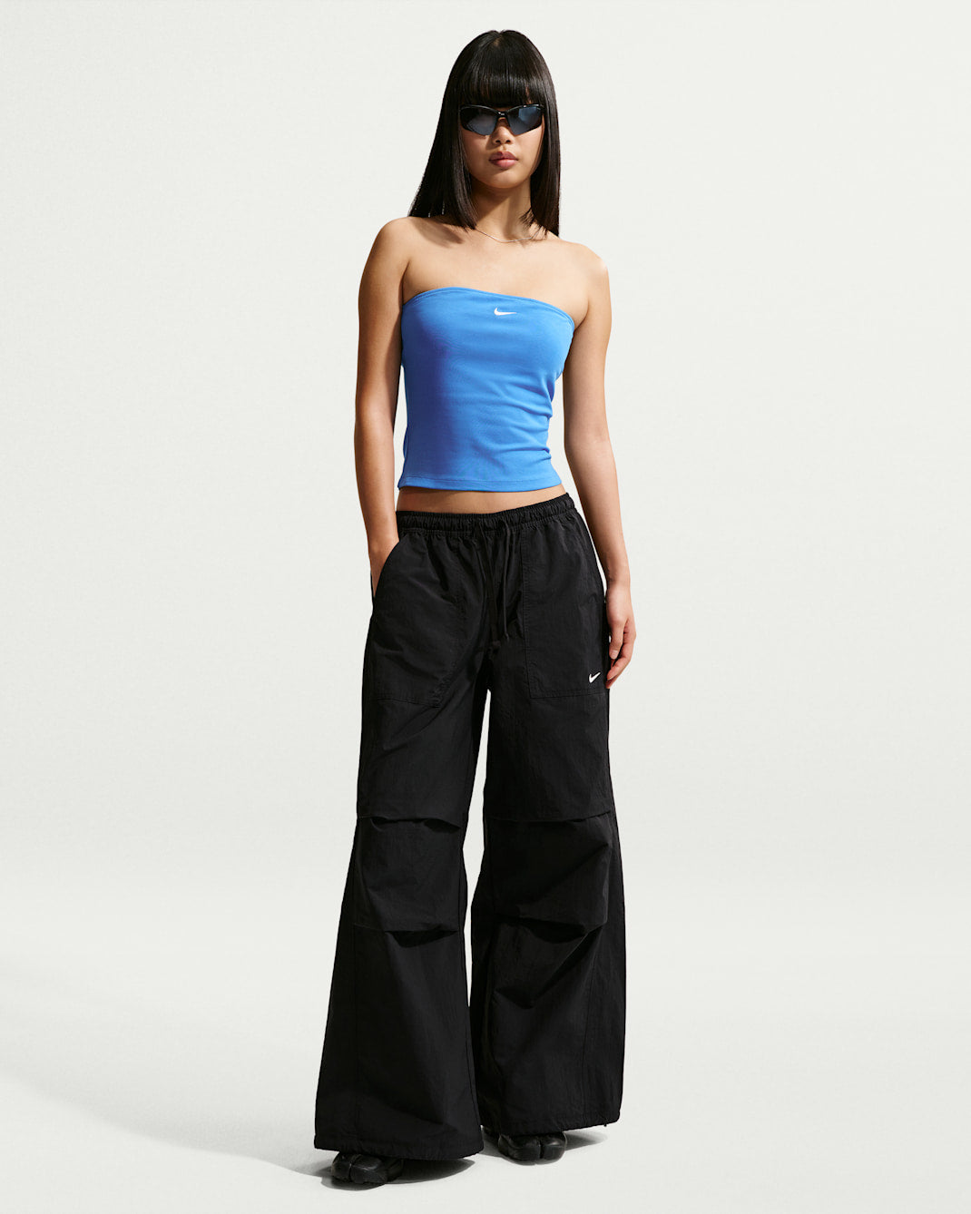 Women's Loose Mid-Rise Structured Pants