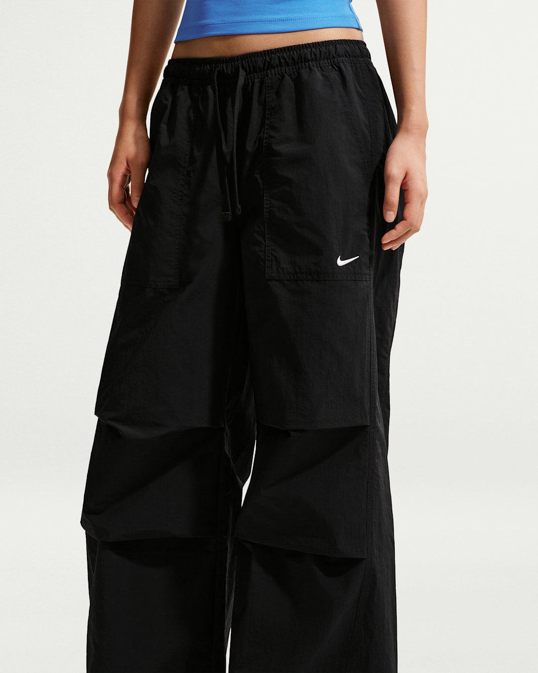 Women's Loose Mid-Rise Structured Pants