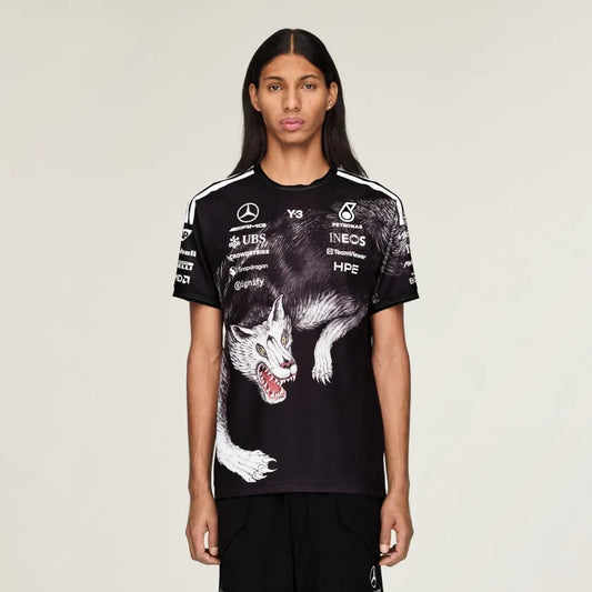 Y-3 MERCEDES - AMG PETRONAS FORMULA 1 TEAM DRIVER SHORT SLEEVE JERSEY