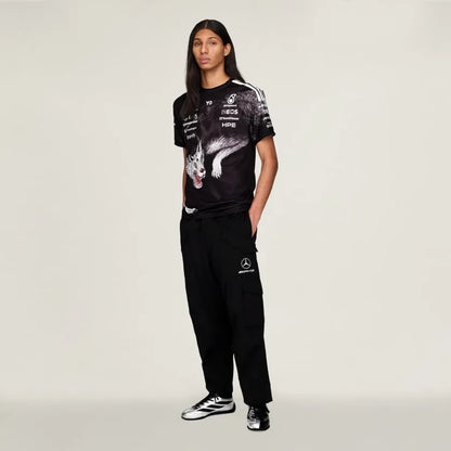 Y-3 MERCEDES - AMG PETRONAS FORMULA 1 TEAM DRIVER SHORT SLEEVE JERSEY